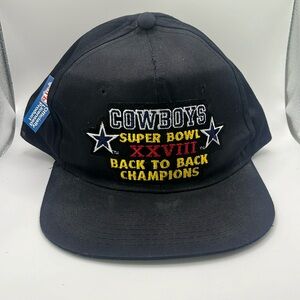 Dallas Cowboys Back to Back Super Bowl Champions hat - officially licensed NFL